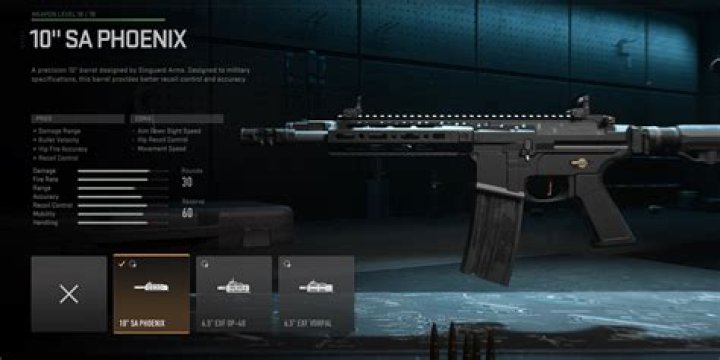 10" SA Phoenix | Barrel in Warzone, MW3 and MW2
