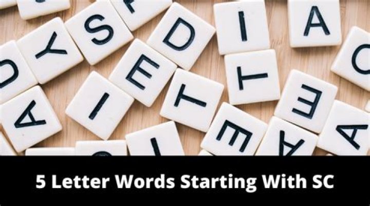 5 Letter Words Starting With SC