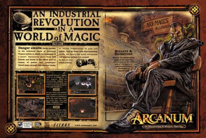 Arcanum: Of Steamworks & Magick Obscura official promotional image