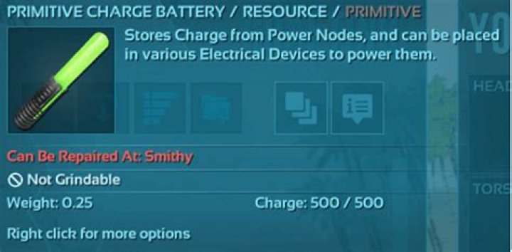 ARK: How to Make Charge Battery