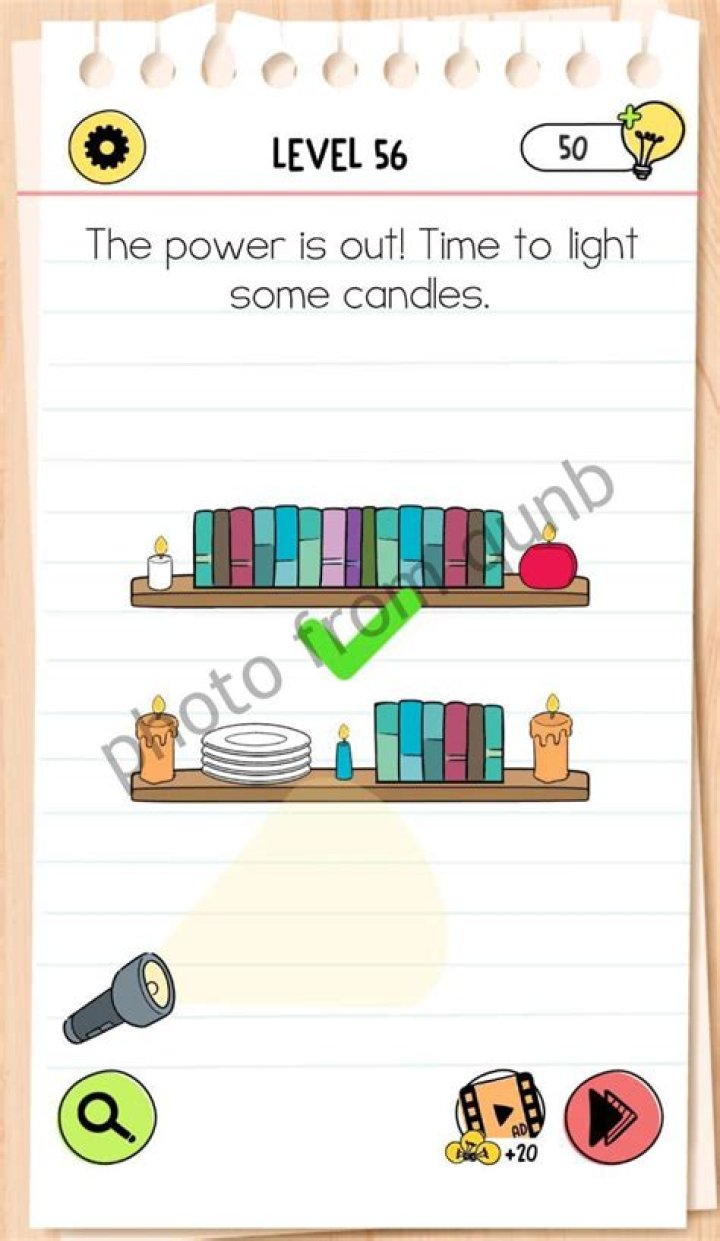 Brain Test 4 Level 55 Answers