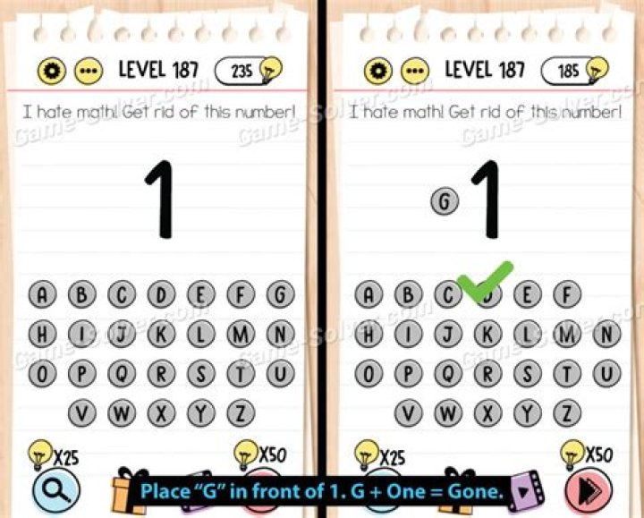 Brain Test Level 171 Answers • Game Solver