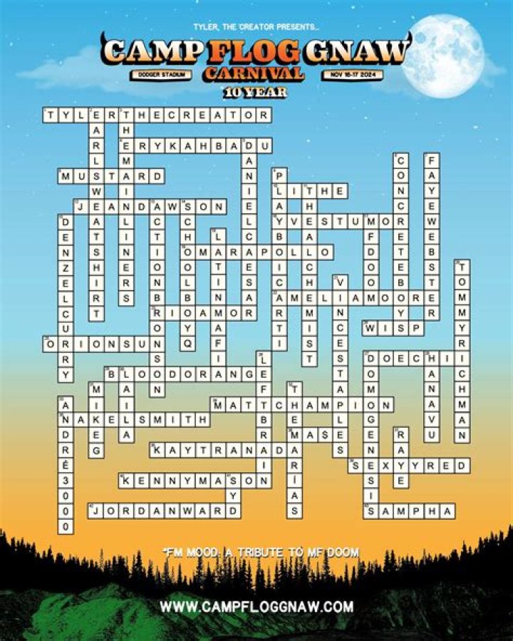 Camp sight Crossword Clue