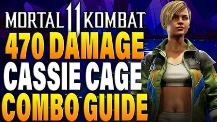Cassie Cage All Basic Moves Guide & List - Mortal Kombat 11 Moves Tutorial