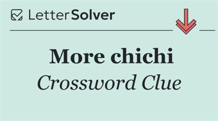 Chichi Crossword Clue