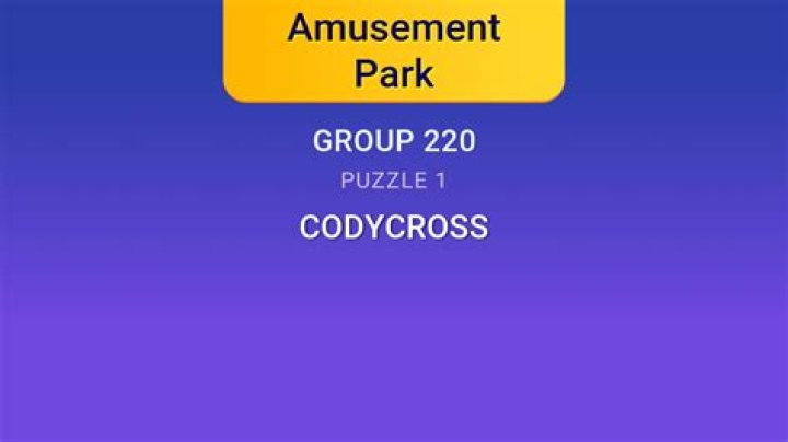 CodyCross Amusement Park Group 212-Puzzle 5 Answers • Game Solver