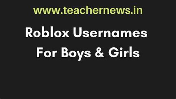 Cool, Funny, Good & Cute Roblox names