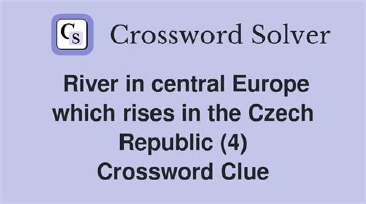 Czech Republic region crossword clue answer