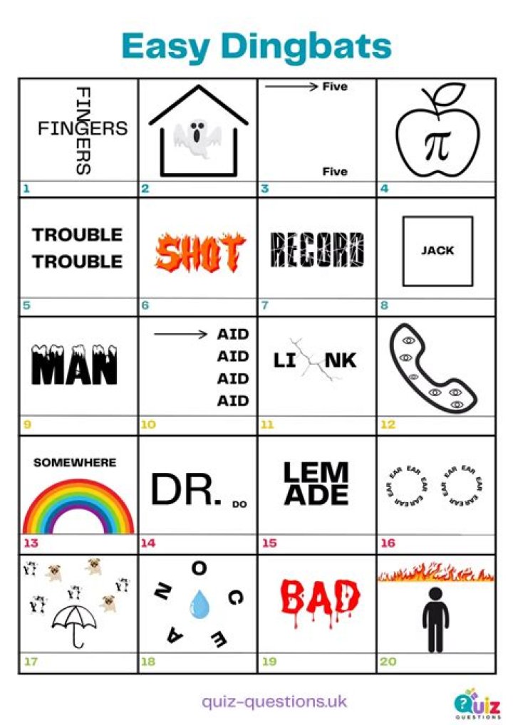 
Dingbats Between the lines Answers All Levels [Complete In One Page]