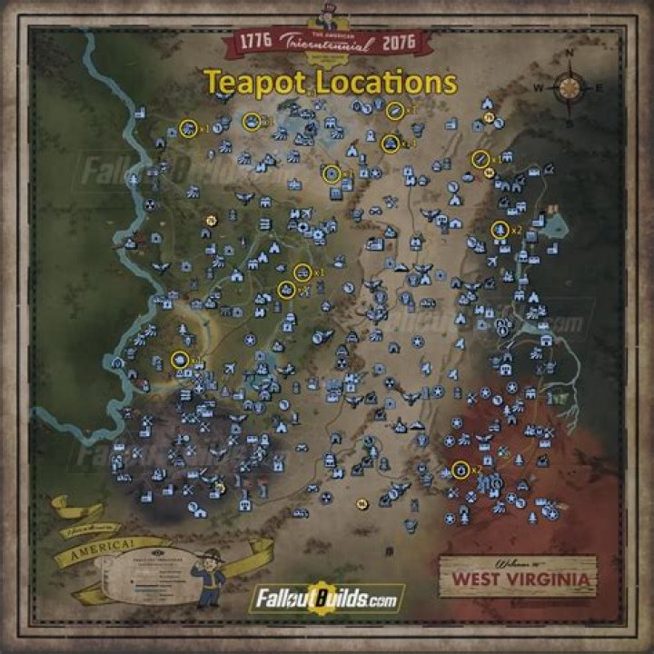 Fallout 76 Map Best Places
