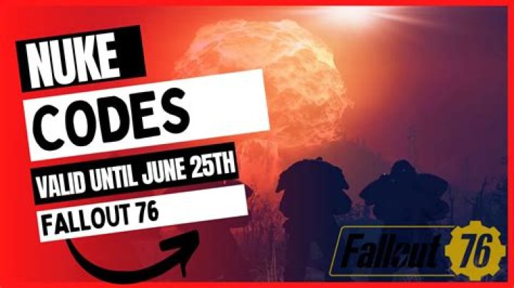 Fallout 76 Nuke Codes (June 2022)