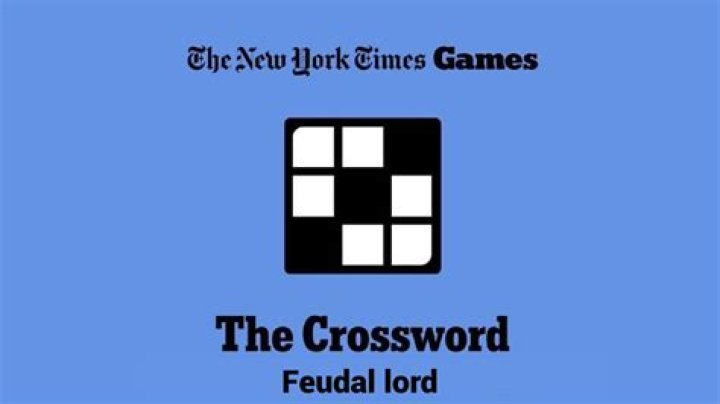 Feudal lord Crossword Clue and Answer