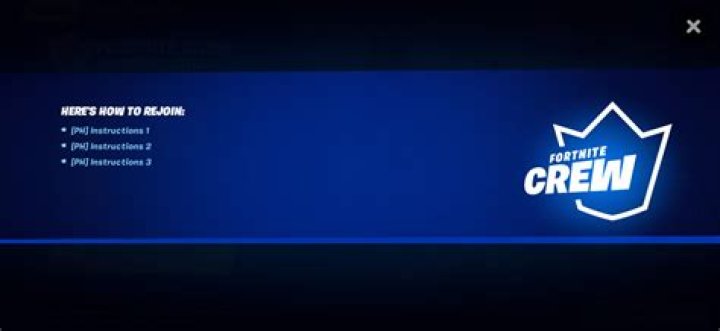 Fortnite Crew Can't Rejoin Bug Fix 2021