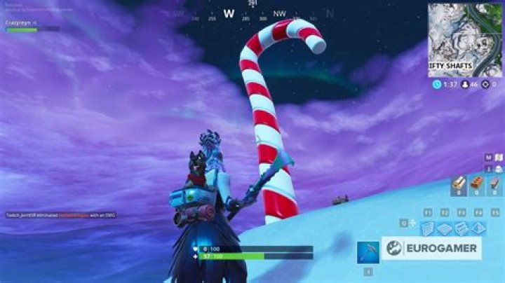 Fortnite Giant Candy Cane locations: Where to find Candy Cane locations