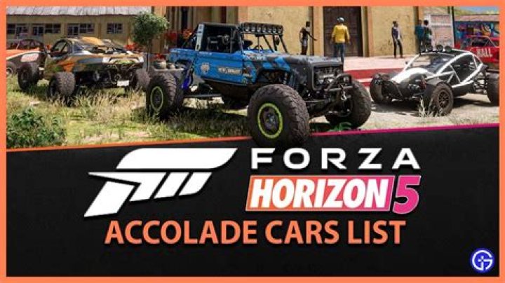 Forza Horizon 5 (FH5) Free Accolades Cars List