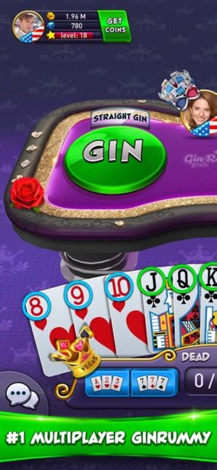 Gin Rummy Plus - Card Game on AppGamer.com