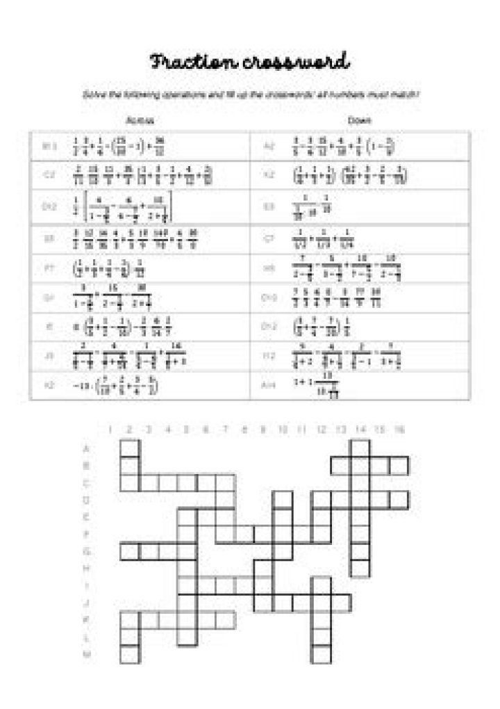 Gross fraction Crossword Clue and Answer