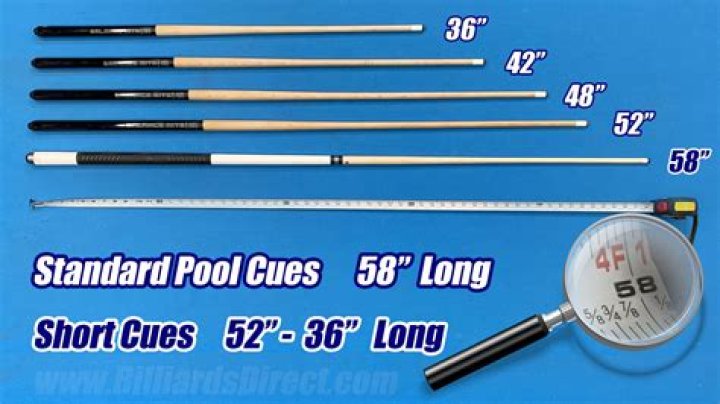 How long of a pool cue should I use?