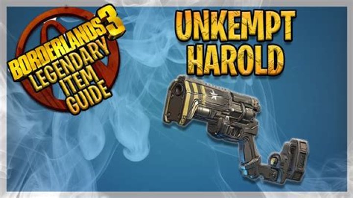 How To Farm The Unkempt Harold Legendary Pistol in Borderlands 3