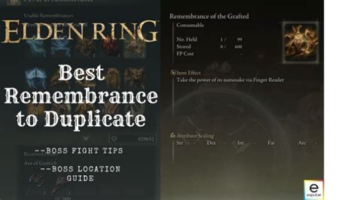 How To Fix The Can't Duplicate Remembrance Issue In Elden Ring