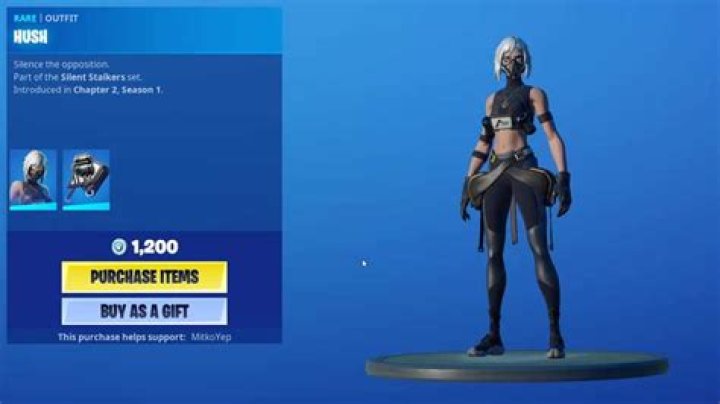 How to get Hush Skin Fortnite - Unlock this Rare Outfit