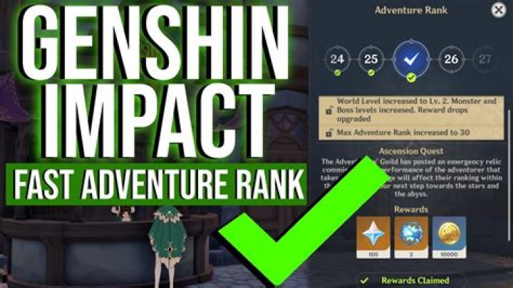 How to Increase Adventure Rank in Genshin Impact FAST