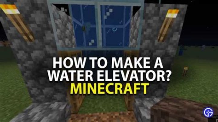 How To Make Soul Sand Water Elevator In Minecraft