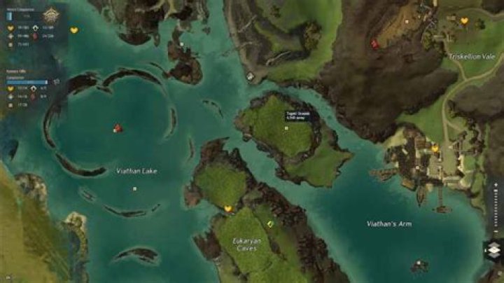 How to reach the Kessex Hills Viathan point of interest in Guild Wars 2