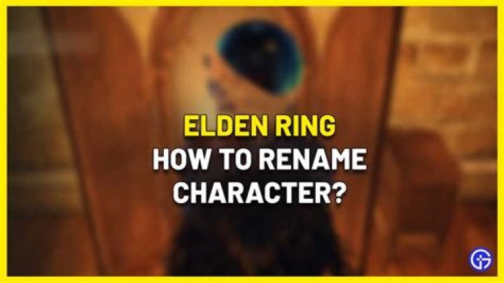 How To Rename Character In Elden Ring