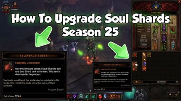 How To Upgrade Soul Shards In Diablo 3 Season 25