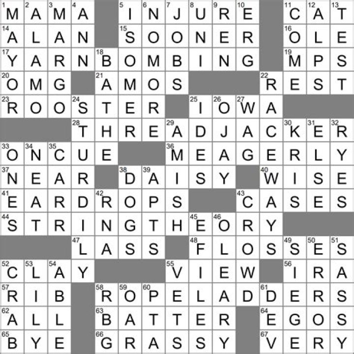 Jokers catchphrase Crossword Clue