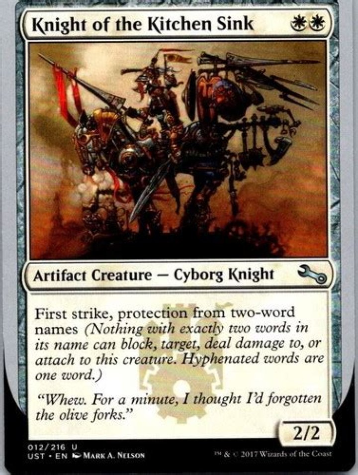 Knight of the Kitchen Sink (Two-Word Names) | Unstable