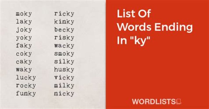 List of Words Ending With 'key'