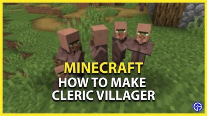 Minecraft - How To Make A Cleric Villager