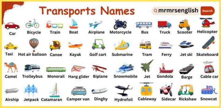 Name a type of transport Guess Their Answer Answers