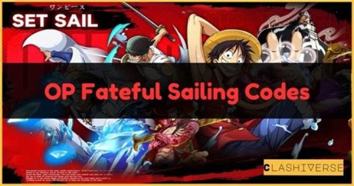 OP Fateful Sailing codes (June 2023)