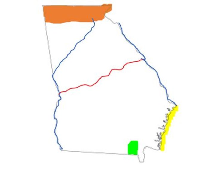 Physical Features of Georgia Quiz