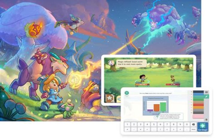 Prodigy Math Game - Write the subtraction sentence, that is ..