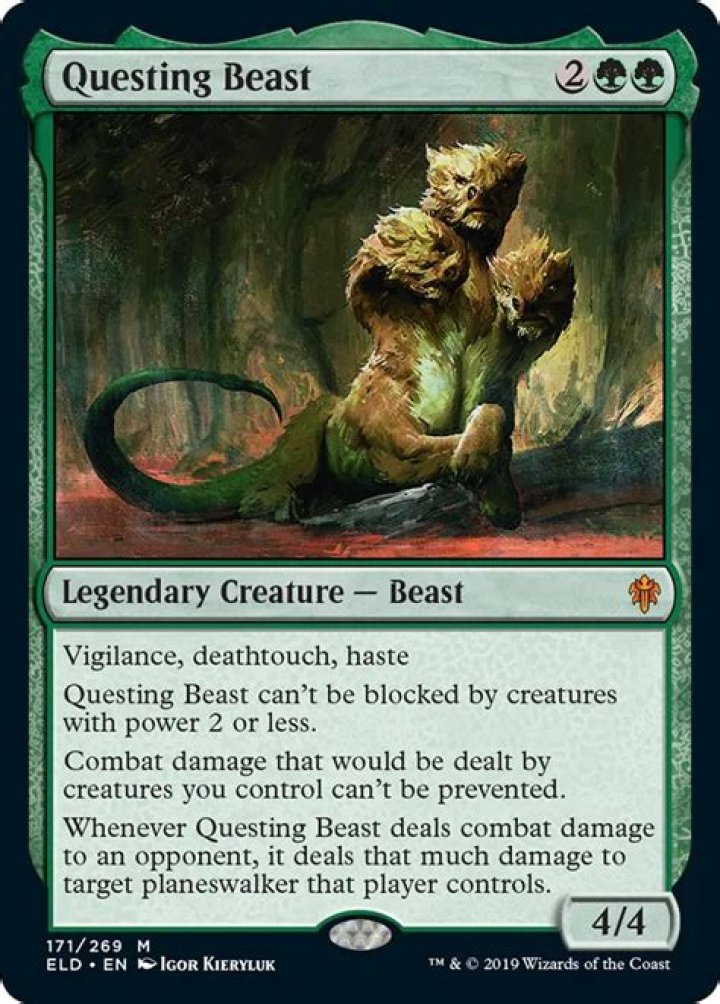 Questing Beast | Throne of Eldraine - Russian