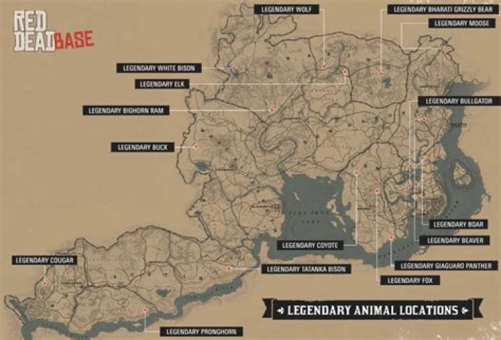 Red Dead Redemption 2 Legendary Animal Locations – Hunting Down the Rarest Animals in RDR 2!