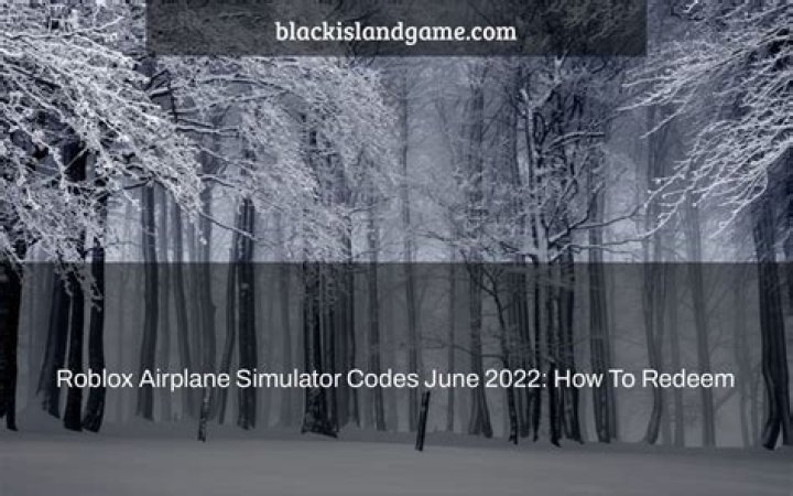 Roblox Airplane Simulator Codes (June 2022)