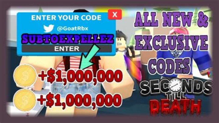 Roblox Seconds Till Death Codes (August 2021)