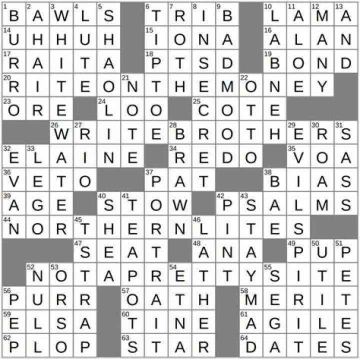 Sensitive spots Crossword Clue