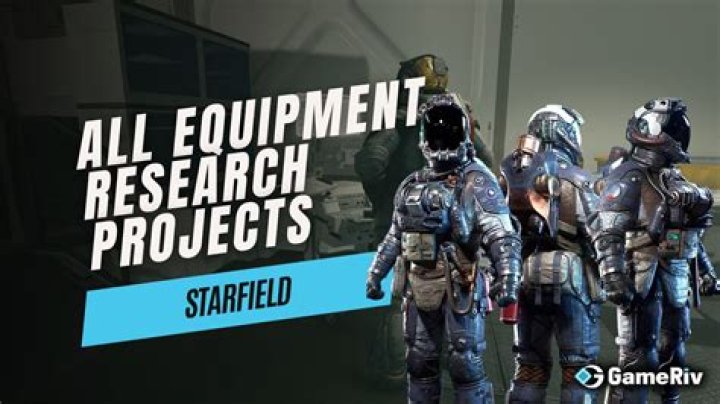 Starfield: All Equipment Research Projects