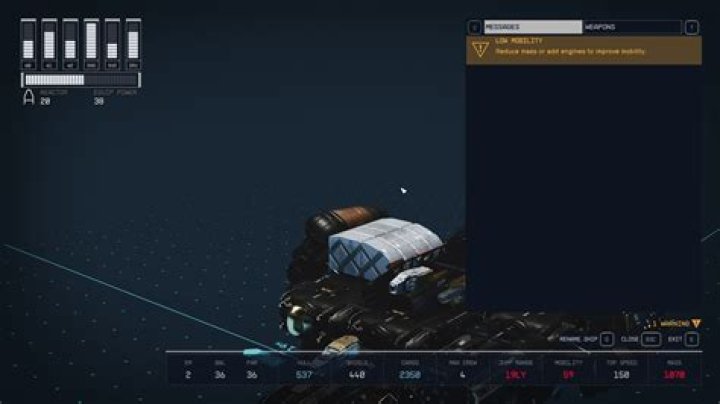 Starfield: How to Upgrade Ship Parts