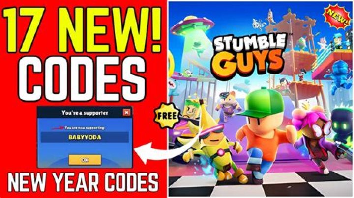 Stumble Guys Redeem Codes (January 2024
