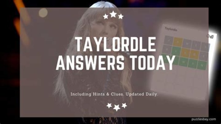 Taylordle November 30, 2022 [ Answer ]