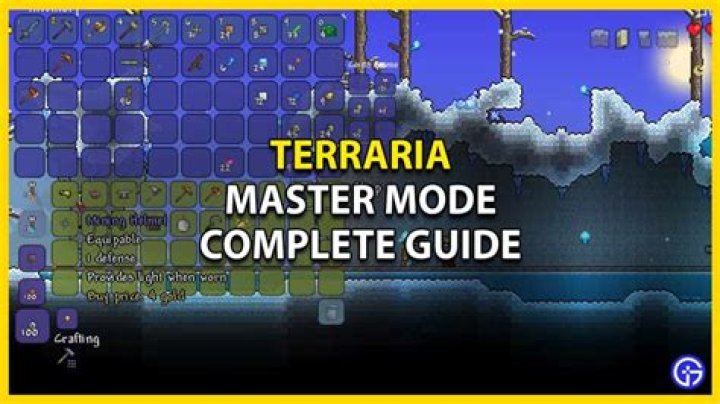 Terraria Master Mode Complete Guide 2022