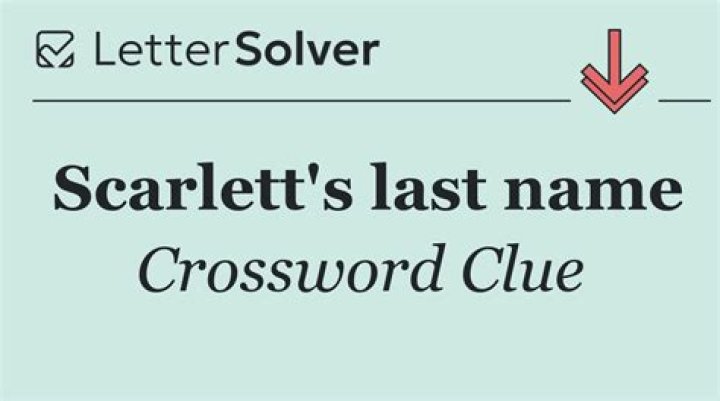 “The Scarlet Letter” name Crossword Clue and Answer