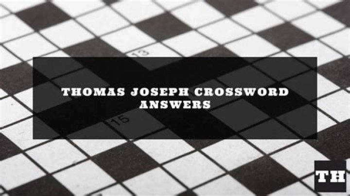 Thomas Joseph Crossword Clues and Answers for June 3 2023